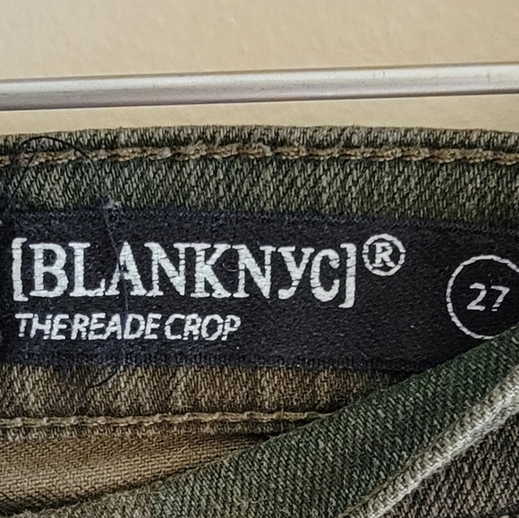 Blank NYC | The Reade Crop Camo Skinny Jeans Size 27 - Picture 5 of 9